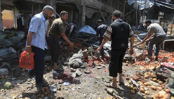 Siria: ONU dice que masacre en un mercado fue crimen de guerra