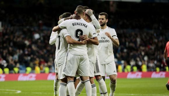 Real Madrid se impusó por 4-2 ante el Girona por el duelo de ida de la Copa del Rey. El encuentro se dio en el estadio Santiago Bernabéu  (Foto: AFP)