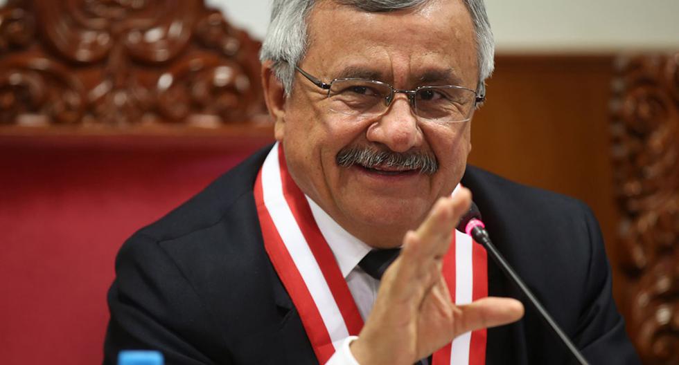 Francisco Távara, presidente del JNE, se pronunció sobre el presunto plagio de César Acuña. (Foto: Andina)