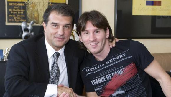 Lionel Messi respondió unas declaraciones polémicas de Joan Laporta, presidente de Barcelona. (Foto: AFP)