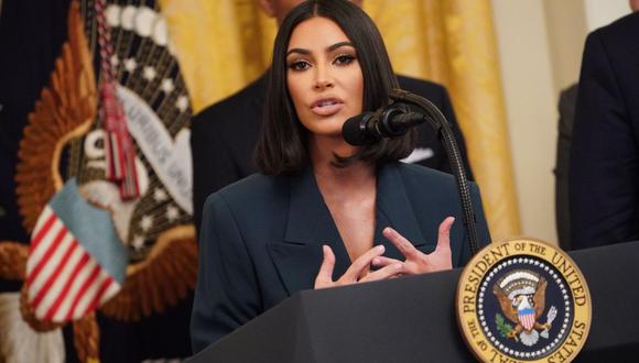 La modelo Kim Kardashian abogó por la liberación de A$AP Rocky. (Foto: AFP)