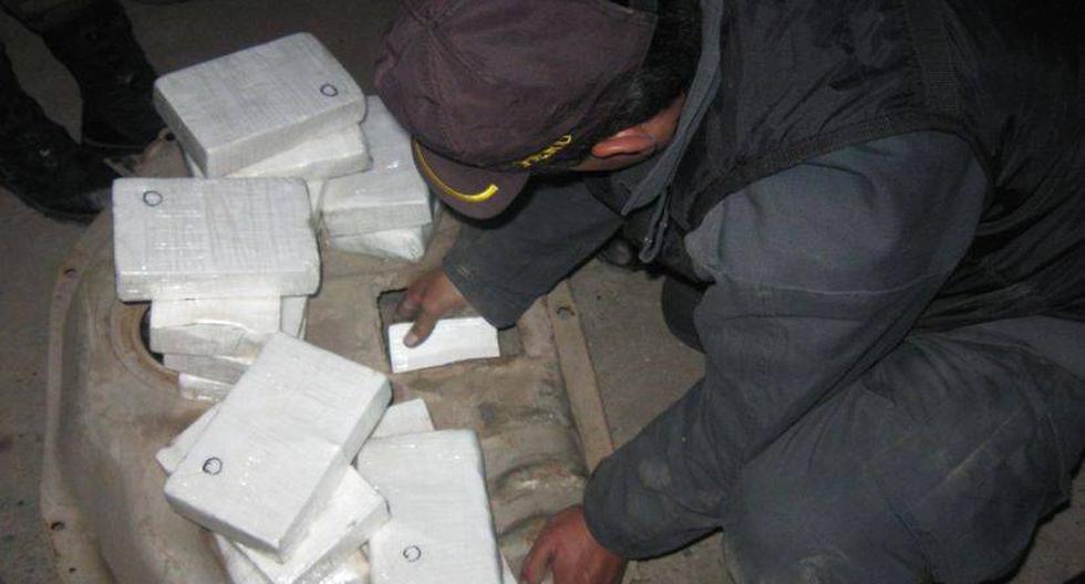 La droga estaba distribuida en 280 'ladrillos'. (Foto: Andina)