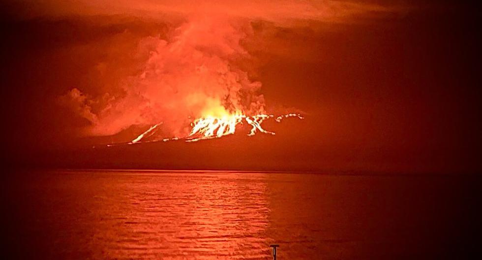 Volcano erupts on uninhabited Galapagos island Fernandina