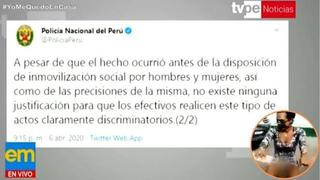 Coronavirus en Perú: separan policías que castigaron a transgéneros