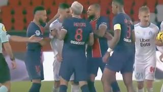 PSG vs. Marsella: Neymar fue expulsado en final del clásico francés con lluvia de golpes | VIDEO