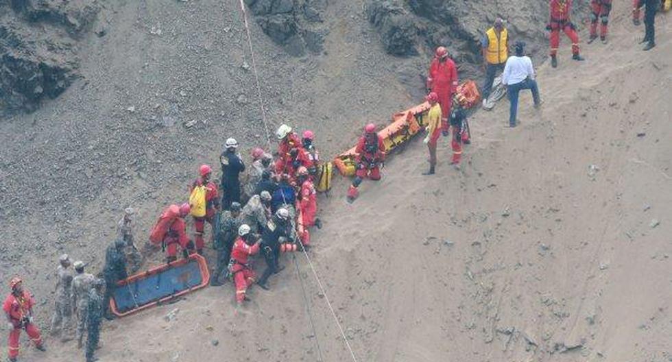 Más de 30 muertos en accidente en Pasamayo. (Foto: Andina)