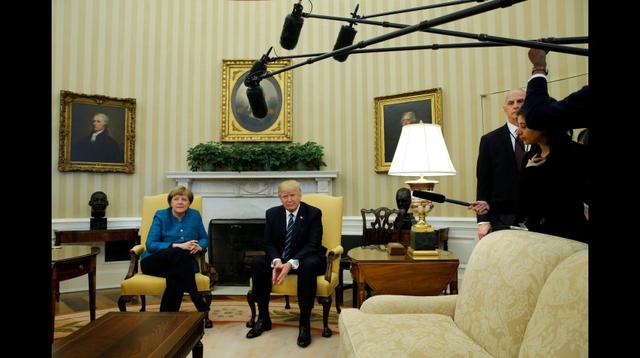 Donald Trump y Angela Merkel, juntos en la Casa Blanca - 7
