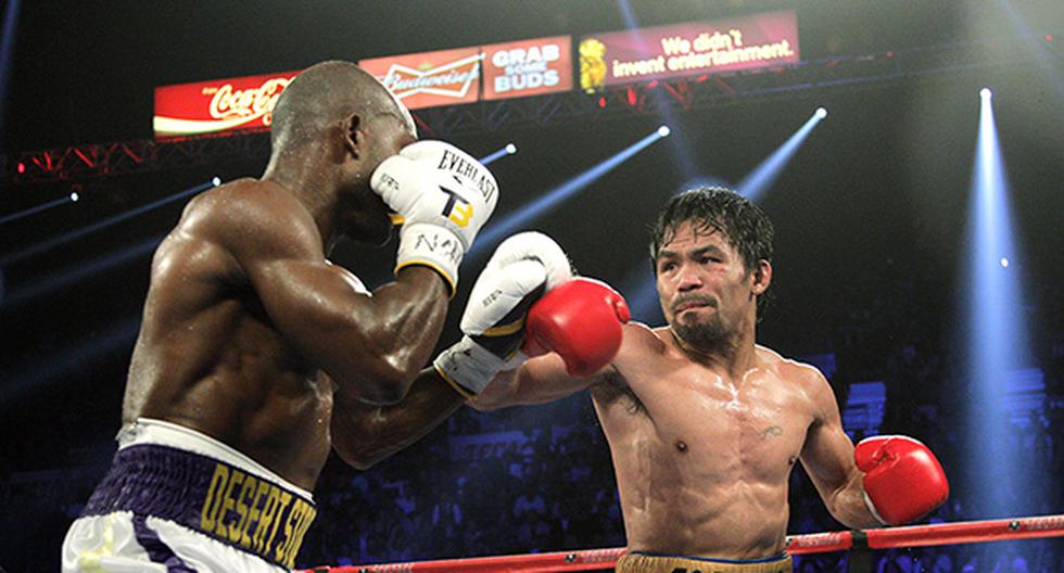 Manny Pacquiao no había vuelto al ring de box desde que enfrentó y venció a Timothy Bradley por el título Mundial de Peso Welter de la OMBA Internacional. (Foto: AFP)