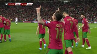 Gol de Otávio para Portugal: anotó el 1-0 sobre Turquía en el repechaje | VIDEO