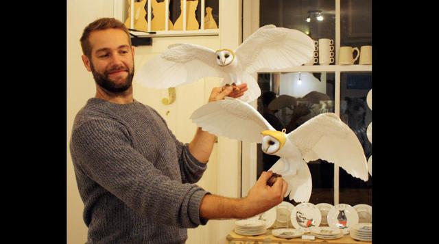 Facebook: esculpe aves realistas con alas de papel (FOTOS) - 2