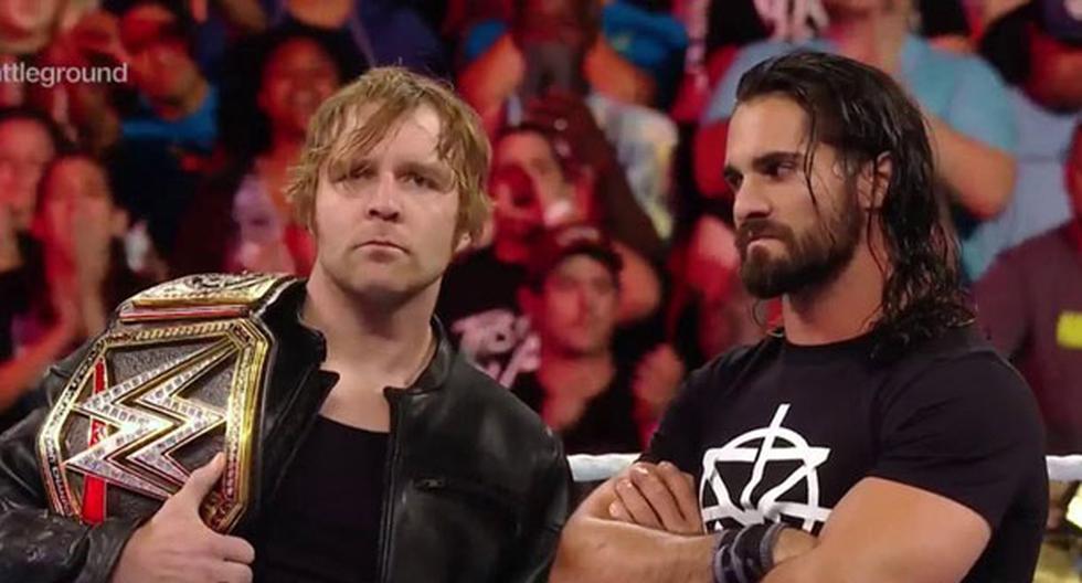 Dean Ambrose y Seth Rollins mantienen firme su pelea en Battleground | Foto: WWE