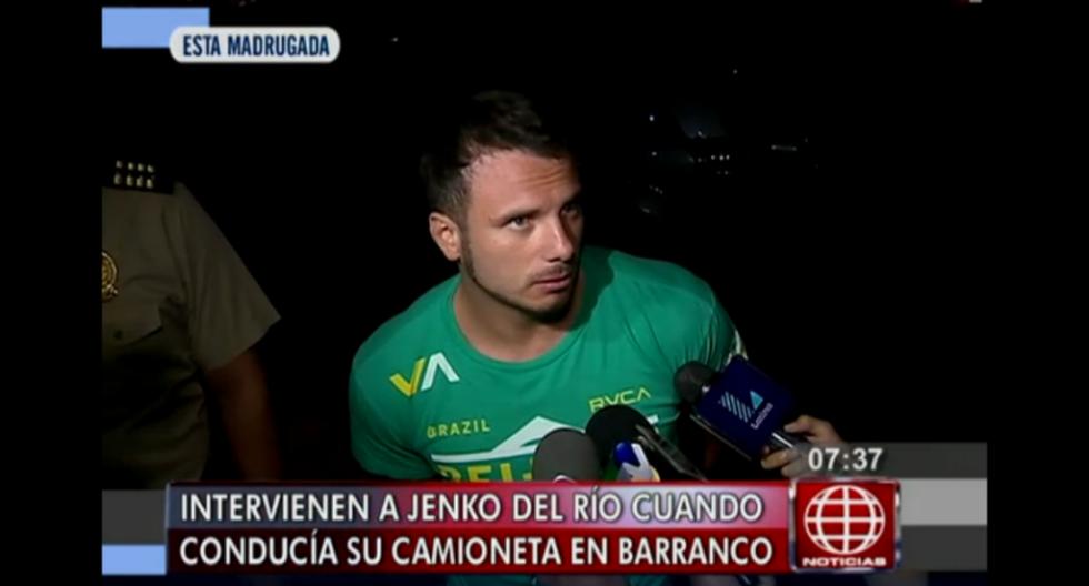 Jenko del Río fue detenido. (Foto: Captura América TV)