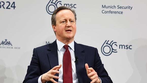 El Secretario de Asuntos Exteriores de Gran Bretaña, David Cameron. EFE/EPA/ANNA SZILAGYI