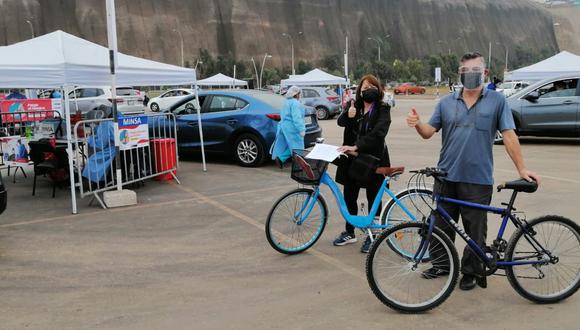 El Vacunacar de Magdalena del Mar recibe a personas entre 60 a 62 años que lleguen en bicicleta, moto o auto. (Foto: Municipalidad de Magdalena)