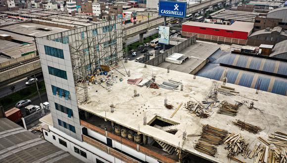 En junio, Telesup dijo que la falsa pared que se levantó en el frontis de una local de San Juan de Lurigancho es una “maqueta con fines publicitarios”. (Foto: GEC)