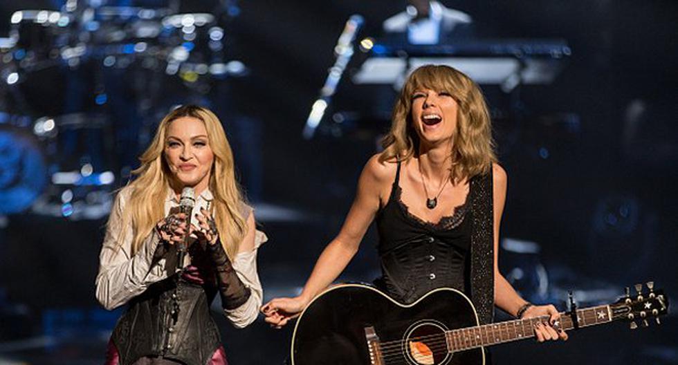 Madonna y Taylor Swift interpretaron juntas el tema ‘Ghosttown’. (Foto: Gatty Images)