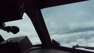 Avión captó imágenes desde el ojo del huracán Patricia [VIDEO]