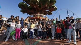 Barcelona y Lionel Messi disfrutaron en parque de diversiones