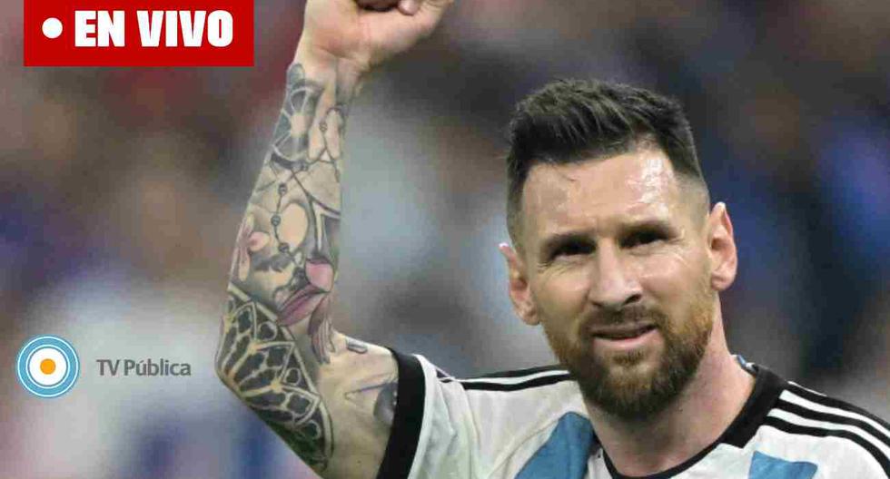 TV Pública, en VIVO | Argentina (2-0) Croacia ONLINE | Partido, seminfinal del Mundial 2022. FOTO: AFP