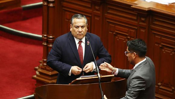 Gustavo Adrianzén brindó su discurso ante el pleno del Congreso para pedir el voto de confianza. (Foto: GEC)
