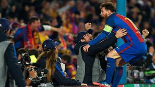 Lionel Messi y un desaforado festejo como nunca antes lo hizo