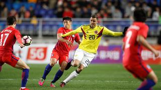 Colombia perdió 2-1 contra Corea del Sur por amistoso