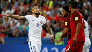 Chile vs. Portugal: la intensidad del partido reflejada en el rostro de los jugadores