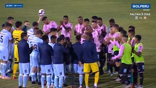 Sport Boys vs. Real Garcilaso: jugadores se unieron en rechazo a la agresión de los hinchas rosados | VIDEO