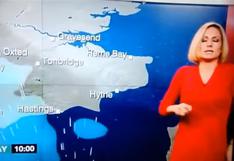 YouTube: meteoróloga de la BBC perdió el conocimiento en programa en vivo