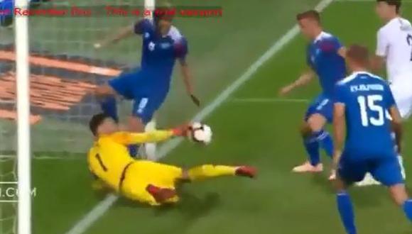 Francia vs. Islandia: Lloris evitó la caía de su portería gracias a una cuádruple atajada | VIDEO. (Foto: Captura de pantalla)