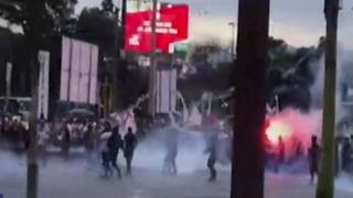 Universitario rechaza actos de violencia por parte de la PNP tras disturbios durante protesta de barristas