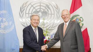 PPK se reunió con secretario general de la ONU [VIDEO]