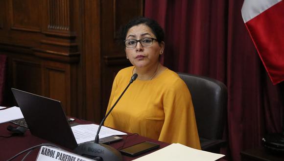 Karol Paredes es presidenta de la Comisión de Ética. (Foto: Congreso)