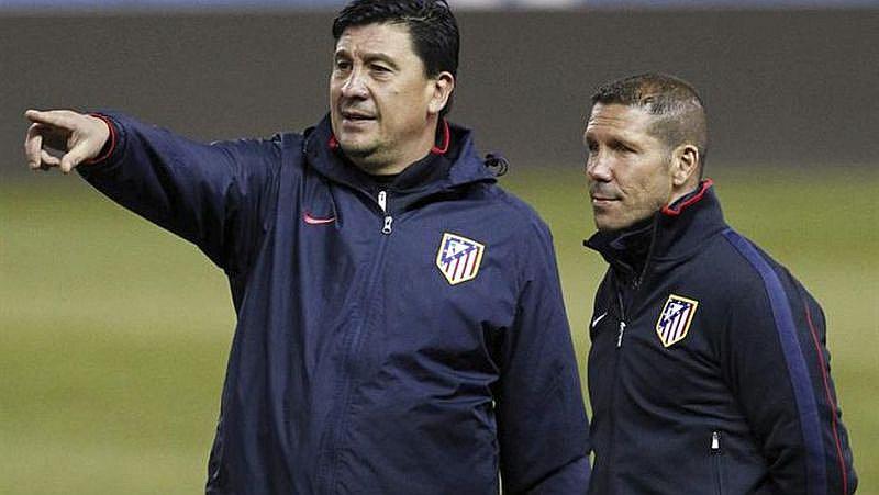 'Mono' Burgos acompaña a Simeone desde su llegada a Atlético de Madrid en 2011. 