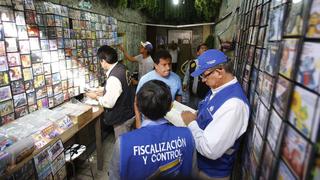 Municipio de Lima incautó S/. 40 mil en discos piratas [FOTOS]