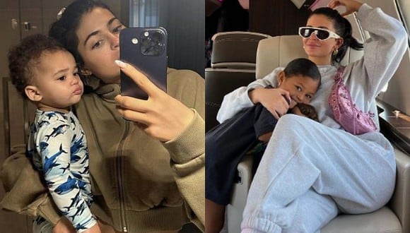 Aire Webster, segundo hijo de Kylie Jenner, está por cumplir un año y su nombre coincide con el de su hermana Stormi. (Foto: @kyliejenner / Instagram)