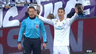 Cristiano Ronaldo y su reacción tras gol mal anulado [VIDEO]