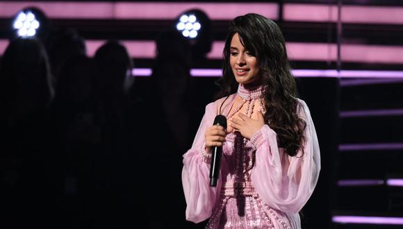 Camila Cabello en los Grammy 2020. (Foto: AFP)