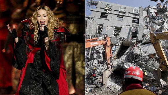 Madonna tras vivir terremoto en Taiwán: "Fue espantoso"