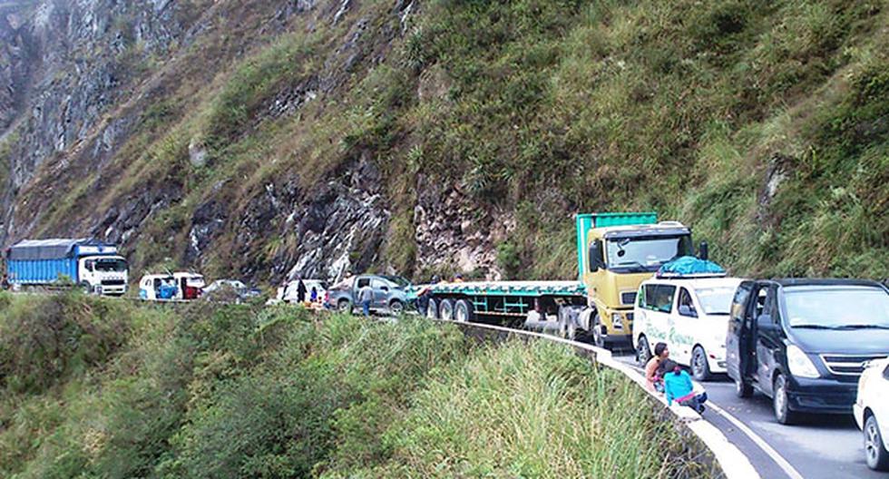 Dos tramos de la Carretera Central fueron bloqueadas por pobladores, informó la Sutran. (Foto: Agencia Andina)