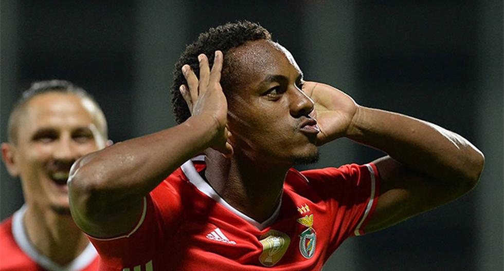 André Carrillo habló tras anotar su primer gol oficial con el Benfica, con el que le dio el triunfo ante Nacional de Madeira por la fecha 3 de la Liga NOS. (Foto: @Benficastuff)