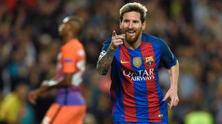 Lionel Messi anotó hat-trick ante el Manchester City [VIDEO]