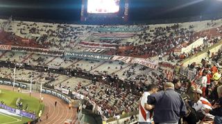 River vs. Boca: hinchas ‘millonarios’cantaron contra la barra oficial por ataques al bus ‘xeneize’