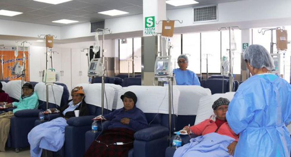 Inauguran una moderna sala de quimioterapia para adultos que cuenta con diversas innovaciones en su ambiente físico para garantizar el confort de los pacientes. (Foto: Andina)
