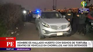 Chorrillos: policía intervino a chofer por manejar ebrio y halló en su camioneta un cadáver