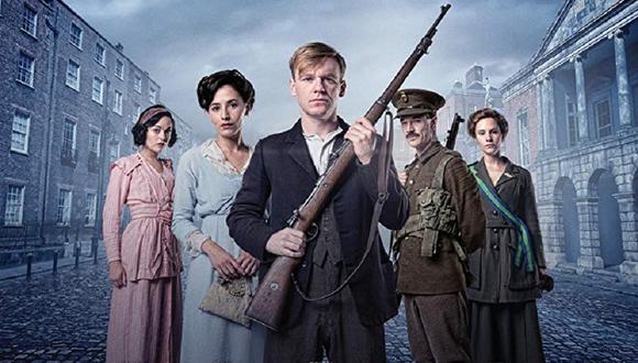 Niamh Cusack, Brian Gleeson y Charlie Murphy son los protagonistas de "Rebellion", miniserie irlandesa que se estrenó en 2016 (Foto: Netflix)