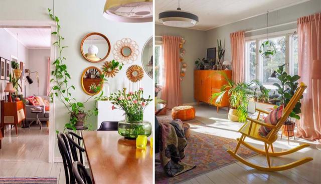 Esta casa pertenece a una coleccionista finlandesa que comparte fotos de sus ambientes en Instagram. (Foto: Instagram: @vintageinteriorxx)