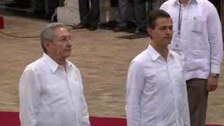 Raúl Castro visita México tras años de distanciamiento [VIDEO]