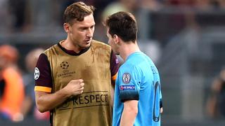 Totti le pidió este particular favor a Lionel Messi [VIDEO]