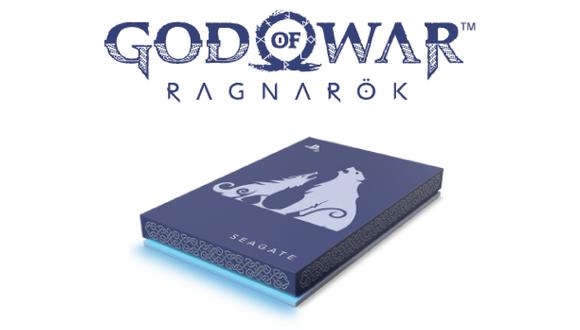 La nueva Game Drive HDD edición God of War Ragnarök de Seagate Tecnology. (Foto: Difusión)